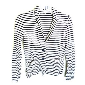 J CREW nautical print substantial cotton pockets